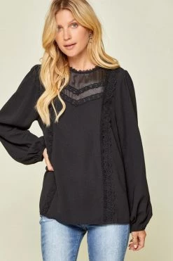 Andree By Unit Highgate Lace Trimmed Blouse
