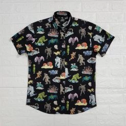 Cryptids Short Sleeve Button-Down PRETTY SNAKE