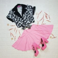 My Violet The Bubblegum Skater Skirt FOXBLOOD (LAST ONE! XS)