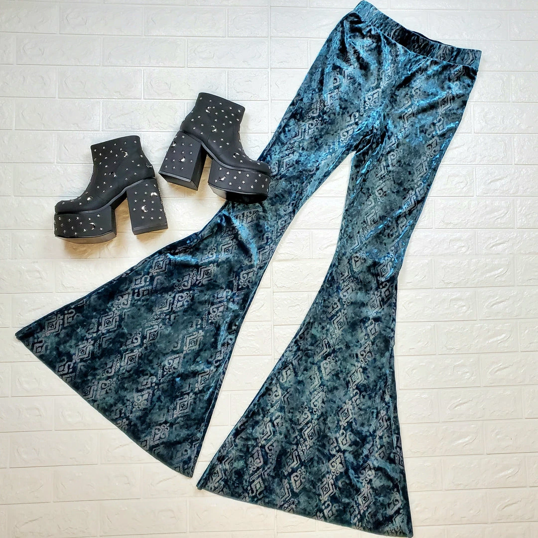 Bestto Lucky One Velvet Death Bells (Teal) 3 Bestto Lucky One Velvet Death Bells (Teal)