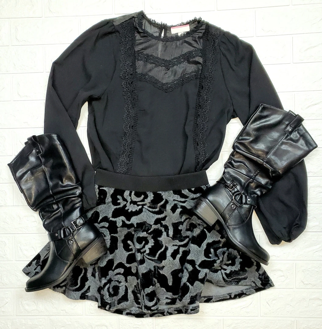 Andree By Unit Highgate Lace Trimmed Blouse 3 Andree By Unit Highgate Lace Trimmed Blouse