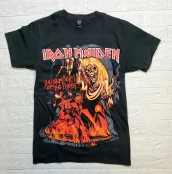 On Hollywood Iron Maiden Number 666 Tshirt - UNISEX