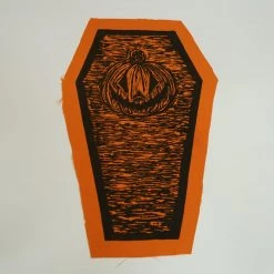 Jessi Hardesty Pumpkin Coffin Back Patch PATCHES
