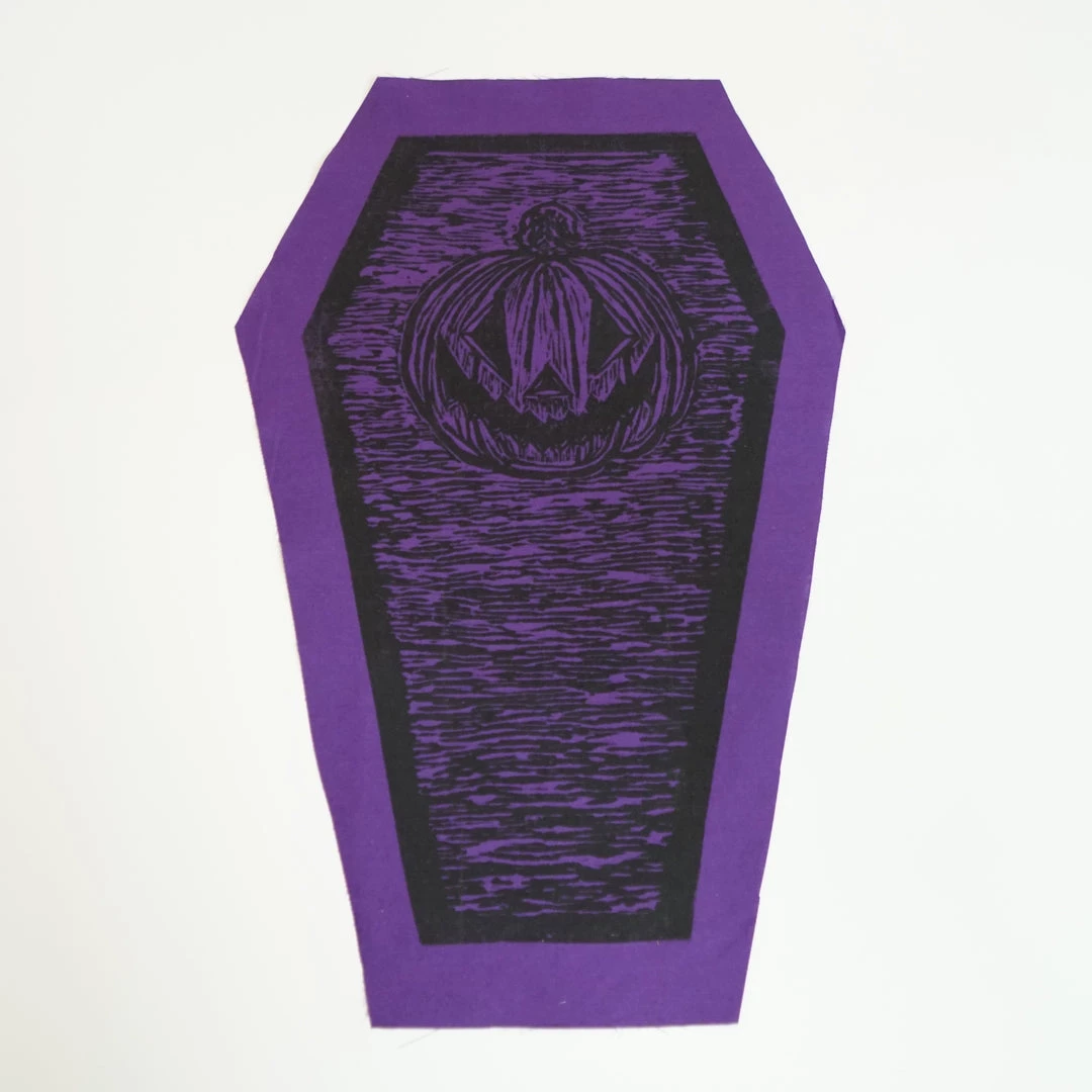 Jessi Hardesty Pumpkin Coffin Back Patch PATCHES 5 Jessi Hardesty Pumpkin Coffin Back Patch PATCHES