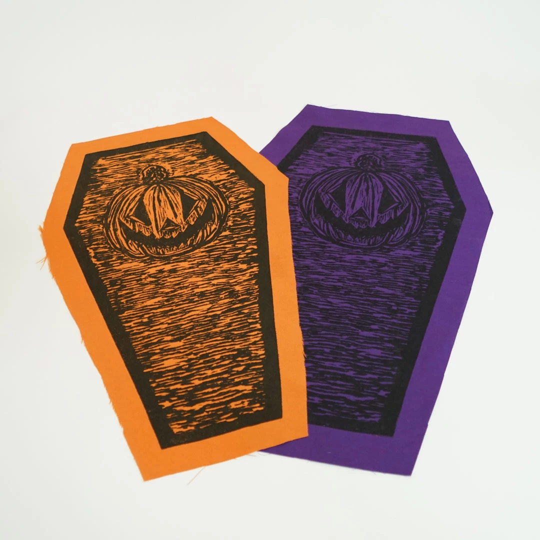 Jessi Hardesty Pumpkin Coffin Back Patch PATCHES 3 Jessi Hardesty Pumpkin Coffin Back Patch PATCHES