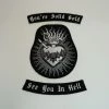 Mary Wyatt See You In Hell Sacred Heart Patch Set PATCHES