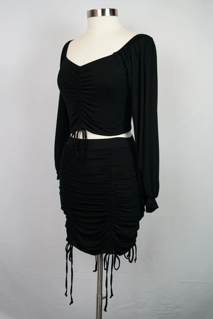 CLEARANCE (Final Sale) Heart Breaker Adjustable Crop Top & Skirt Set - FOXBLOOD (ONLY 4X LEFT!) 8 CLEARANCE (Final Sale) Heart Breaker Adjustable Crop Top & Skirt Set - FOXBLOOD (ONLY 4X LEFT!)