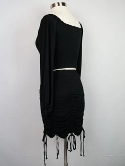 CLEARANCE (Final Sale) Heart Breaker Adjustable Crop Top & Skirt Set - FOXBLOOD (ONLY 4X LEFT!) 17 CLEARANCE (Final Sale) Heart Breaker Adjustable Crop Top & Skirt Set - FOXBLOOD (ONLY 4X LEFT!)