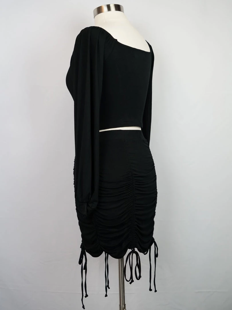 CLEARANCE (Final Sale) Heart Breaker Adjustable Crop Top & Skirt Set - FOXBLOOD (ONLY 4X LEFT!) 9 CLEARANCE (Final Sale) Heart Breaker Adjustable Crop Top & Skirt Set - FOXBLOOD (ONLY 4X LEFT!)