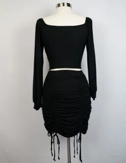 CLEARANCE (Final Sale) Heart Breaker Adjustable Crop Top & Skirt Set - FOXBLOOD (ONLY 4X LEFT!) 19 CLEARANCE (Final Sale) Heart Breaker Adjustable Crop Top & Skirt Set - FOXBLOOD (ONLY 4X LEFT!)