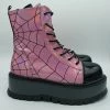 SHOES & BOOTS Lullaby Stomper Boot (Pink Iridescent) DEMONIA