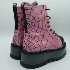 SHOES & BOOTS Lullaby Stomper Boot (Pink Iridescent) DEMONIA