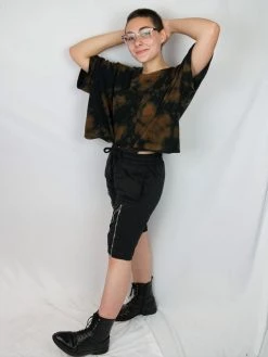 Weiv Black Zipper Shorts UNISEX BOTTOMS