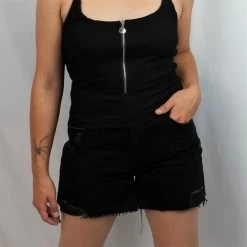 White Birch BOTTOMS Rager Tattered Denim Shorts