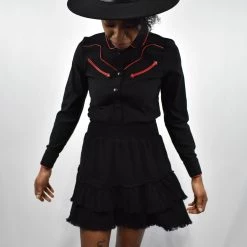 White Birch NEWEST ITEMS Freya Tiered Skort