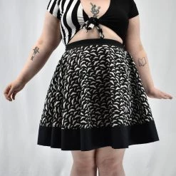 Skeleton Closet 13 Bats Circle Skirt- HANDMADE LOCALLY NEWEST ITEMS