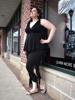 White Birch Mendler Peplum Top