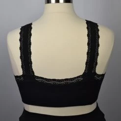 Leto Accessories NEWEST ITEMS Sandrine Lace V-Neck Bralette