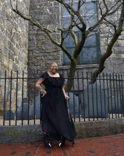 Sweet Lovely Georgiana Off Shoulder Chiffon Dress