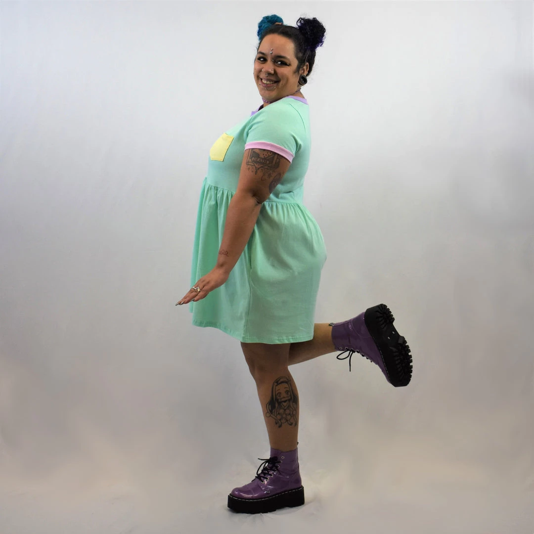 Cadoodle Dress (Mint) MY VIOLET (ONLY M, L, & 4X LEFT!) 6 Cadoodle Dress (Mint) MY VIOLET (ONLY M, L, & 4X LEFT!)