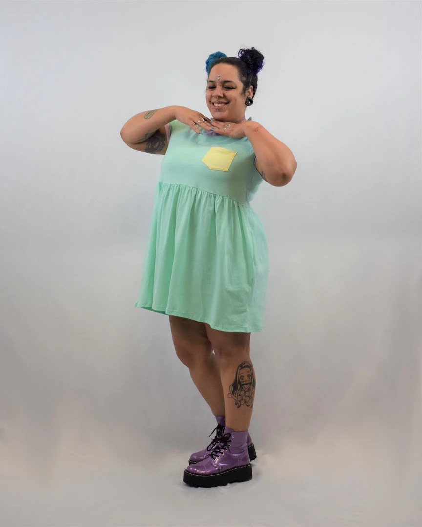 Cadoodle Dress (Mint) MY VIOLET (ONLY M, L, & 4X LEFT!) 8 Cadoodle Dress (Mint) MY VIOLET (ONLY M, L, & 4X LEFT!)