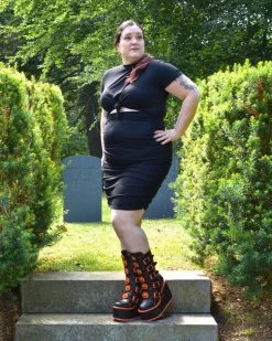 Jack O Lantern Platform Dune Boots Y.R.U.