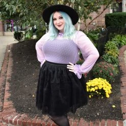 BOTTOMS Cobwebs Party Skirt FOXBLOOD