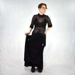 Garter Maxi Skirt FOXBLOOD (ONLY S, 3X, & 4X LEFT!) NEWEST ITEMS