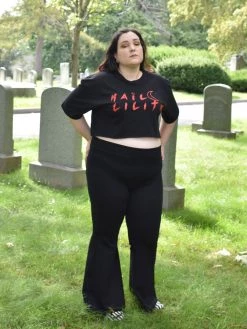 Hail Lilith Crop Top THE PRETTY CULT UNISEX All T-SHIRTS
