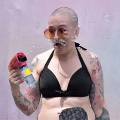 Unique Vintage SWIMSUITS Monroe Black Bikini Top