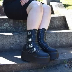 SHOES & BOOTS Skeleton Platform Karma Boots Y.R.U.