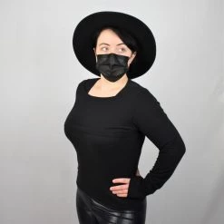 Thumb Hole Bolero (Black) TRUED APPAREL