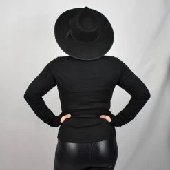 Thumb Hole Bolero (Black) TRUED APPAREL