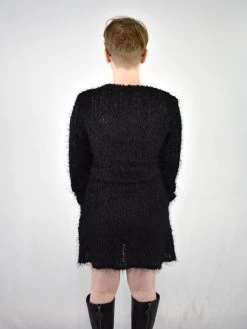 Reap What You Sew Consignment Fuzzy Sweatshirt Dress HANDMADE LOCALLY LOCAL BRANDS
