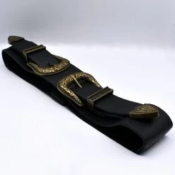 Illord Accessories Belle Starr Gold Double Buckle Belt NEWEST ITEMS