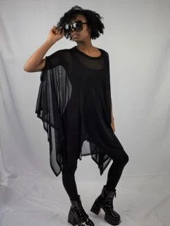 Rhiannon Tunic Top UNISEX (mesh & Opaque!) FOXBLOOD (RESTOCK COMING SOON!) TOPS