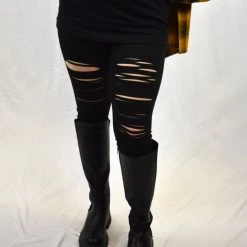 White Birch SALE ITEMS The Shredder Laser Cut Leggings