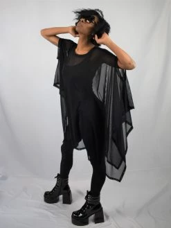 Rhiannon Tunic Top UNISEX (mesh & Opaque!) FOXBLOOD (RESTOCK COMING SOON!) TOPS