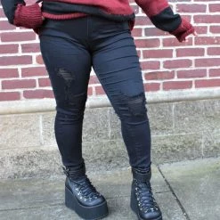 Judy Blue SALE ITEMS Grunge Goddess Destroyed High Waist Jeans