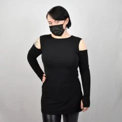 Cold Shoulder Tunic TRUED APPAREL