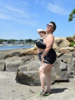 Unique Vintage Spiderweb Midnight Swim Skirt NEWEST ITEMS