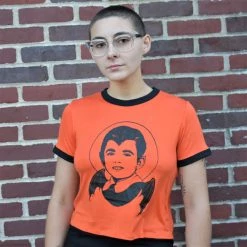 Vera's Eye Candy Eddie Munster Crop Ringer EYECANDY