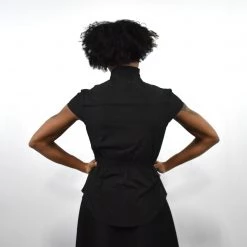 Chic Star Edwina Pleated Tie Top