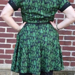 Unique Vintage Alien Invasion Briella Skirt CLEARANCE (Final Sale)