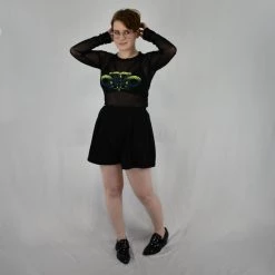 Jawbreaker London Serpent Mesh Top