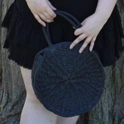 Bag Boutique NEWEST ITEMS Goth Picnic Straw Purse