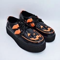 Strangecvlt Black Glitter Jack Krypt STRANGE CVLT SHOES & BOOTS