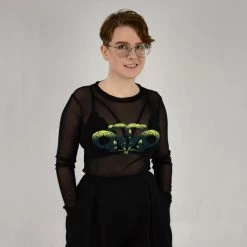 Jawbreaker London Serpent Mesh Top