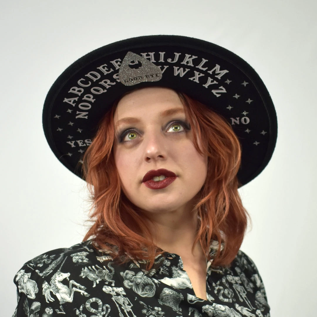 Spirit Board Wide Brim Hat WITCHWOOD NEWEST ITEMS 3 Spirit Board Wide Brim Hat WITCHWOOD NEWEST ITEMS