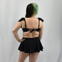 Unique Vintage Coronado Black Swim Skirt